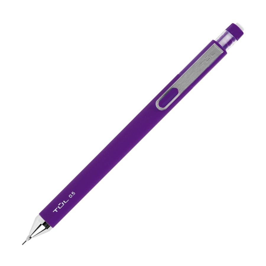 slide 4 of 4, TUL Mechanical Pencils, 0.7 Mm, Lime/Purple Barrels, Pack Of 2 Pencils, 2 ct