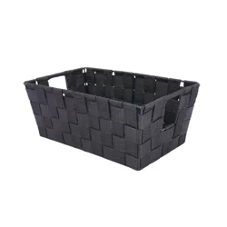 Havenstay Small Woven Strap Tote Black
