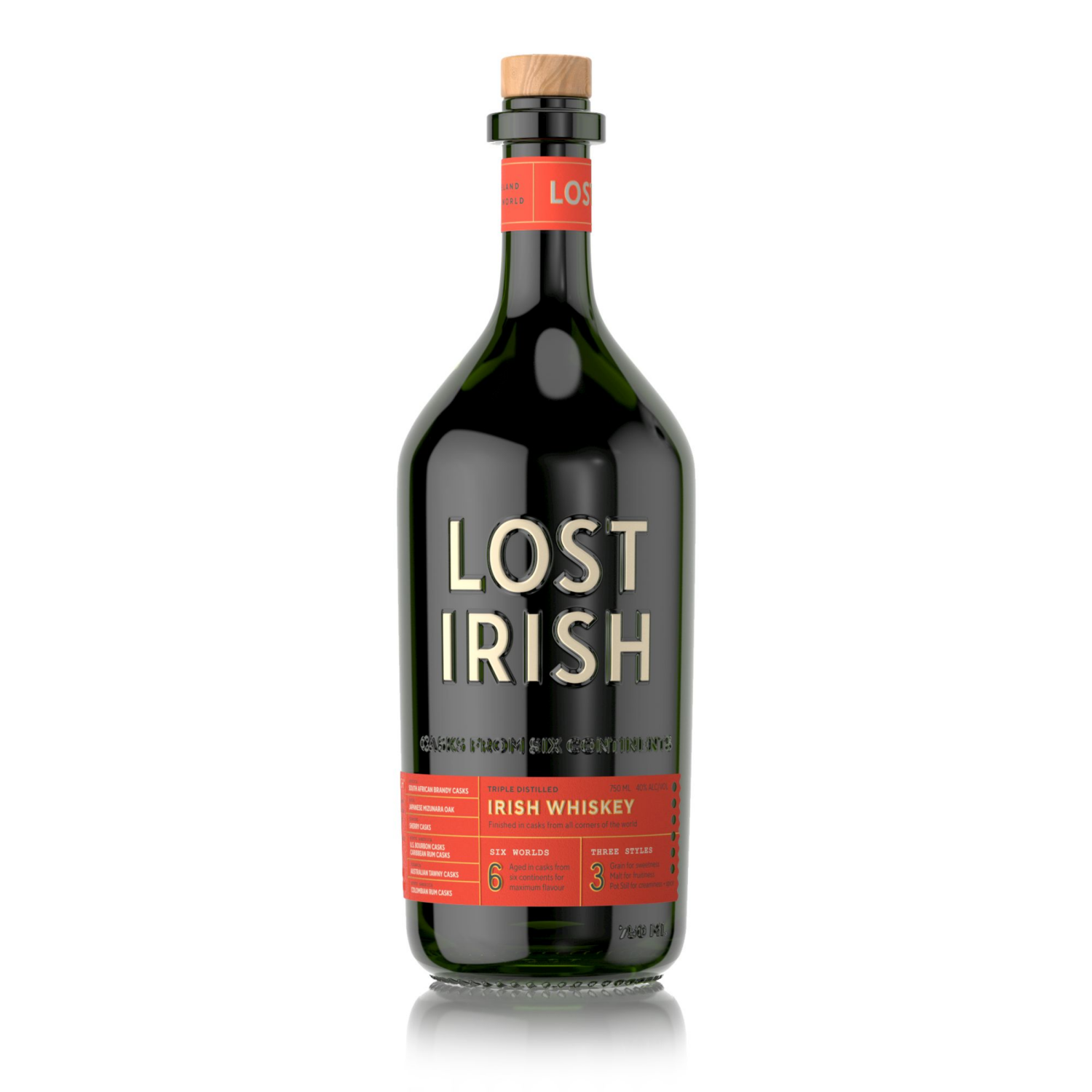 slide 1 of 1, OTHER-REGIONAL Lost Irish Blended Irish Whiskey, 750 ml, 750 ml