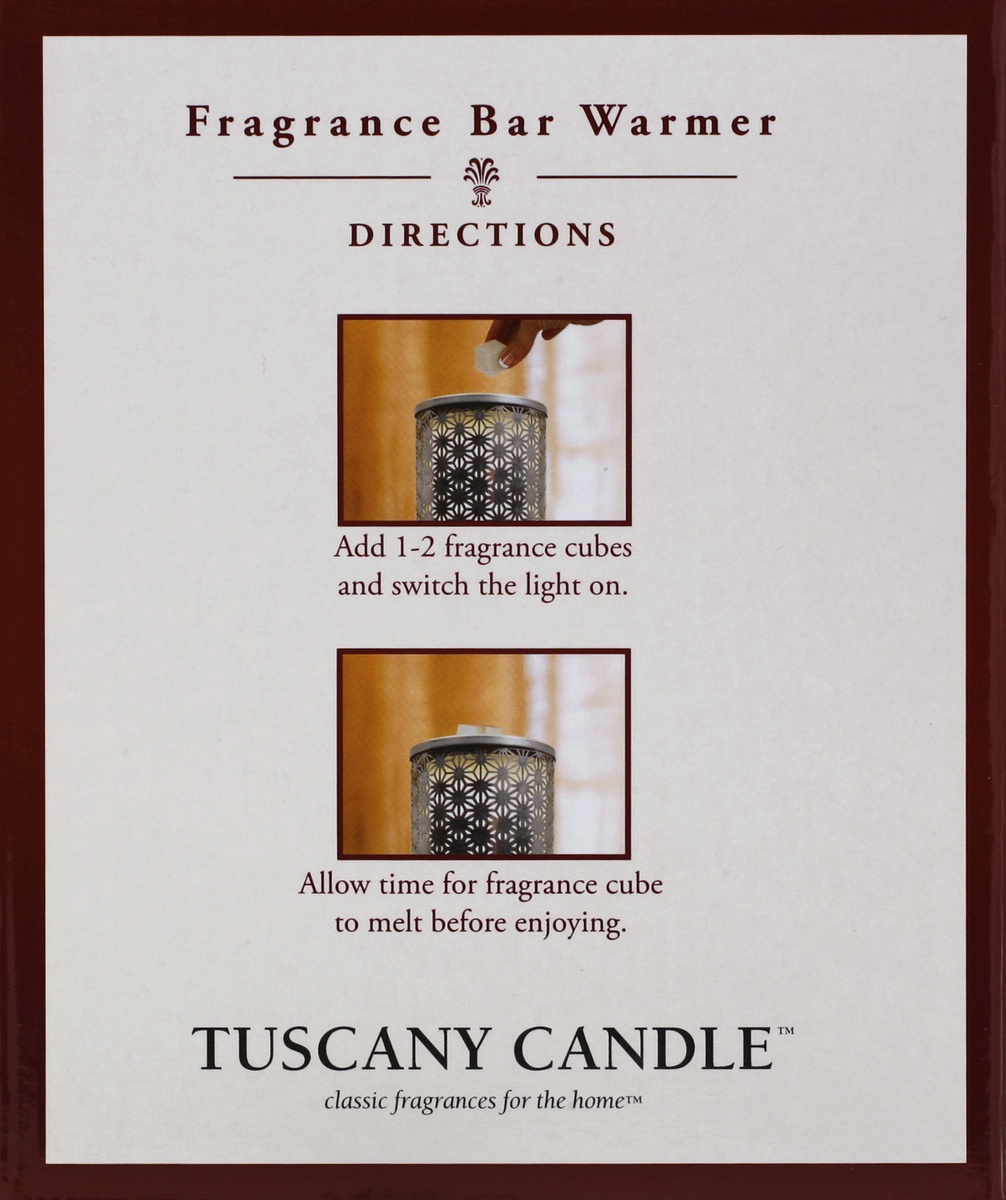 slide 6 of 7, Tuscany Candle Galvanized Metal Wax Warmer - Silver, 1 ct