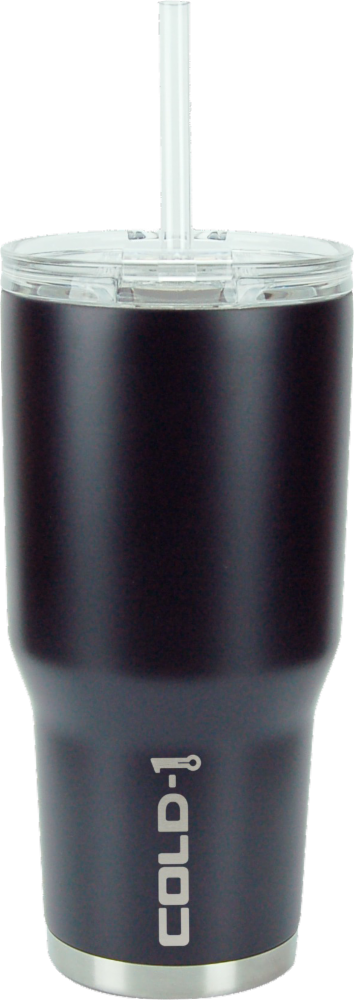 slide 1 of 1, Reduce Cold-1 Tumbler - Black, 34 oz