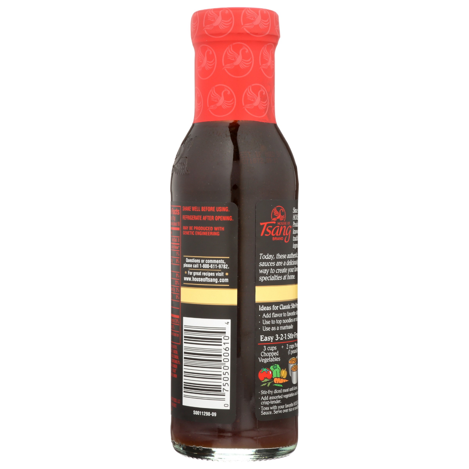 slide 3 of 5, House of Tsang Classic Stir-Fry Sauce 11.5 oz. Bottle, 11.5 oz