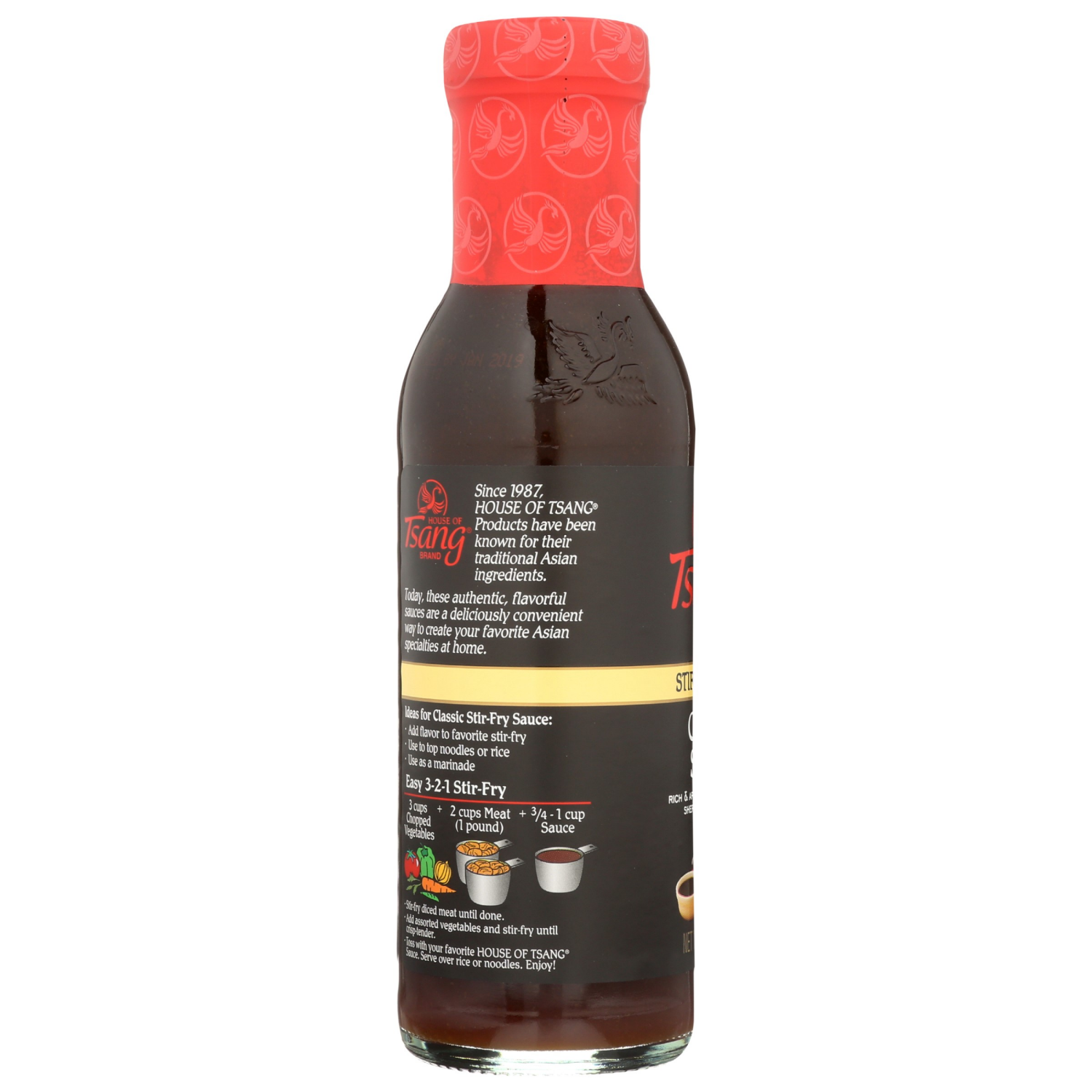 slide 4 of 5, House of Tsang Classic Stir-Fry Sauce 11.5 oz. Bottle, 11.5 oz