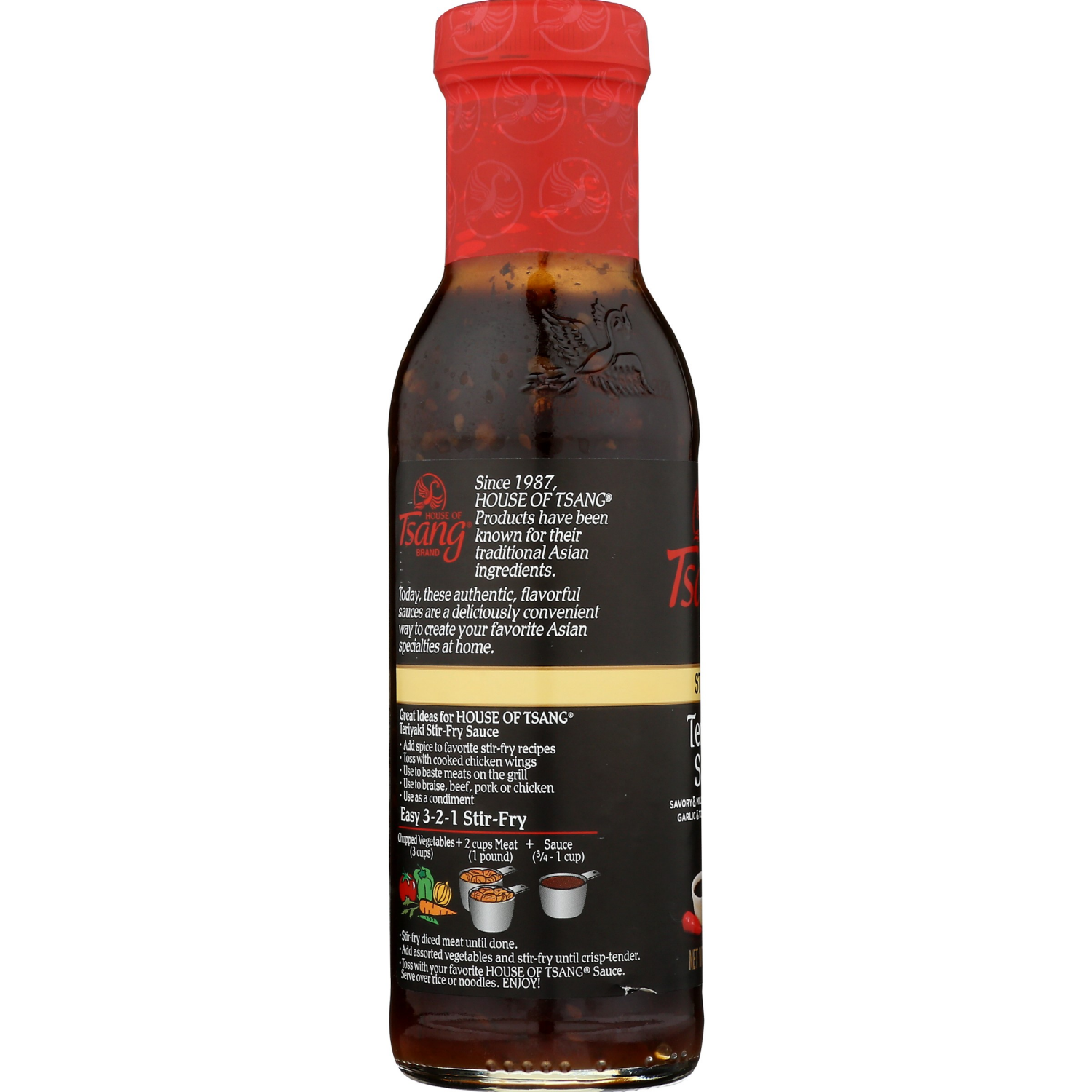 slide 2 of 2, HOUSE OF TSANG Teriyaki Stir Fry Sauce 11.5 oz, 11.5 oz