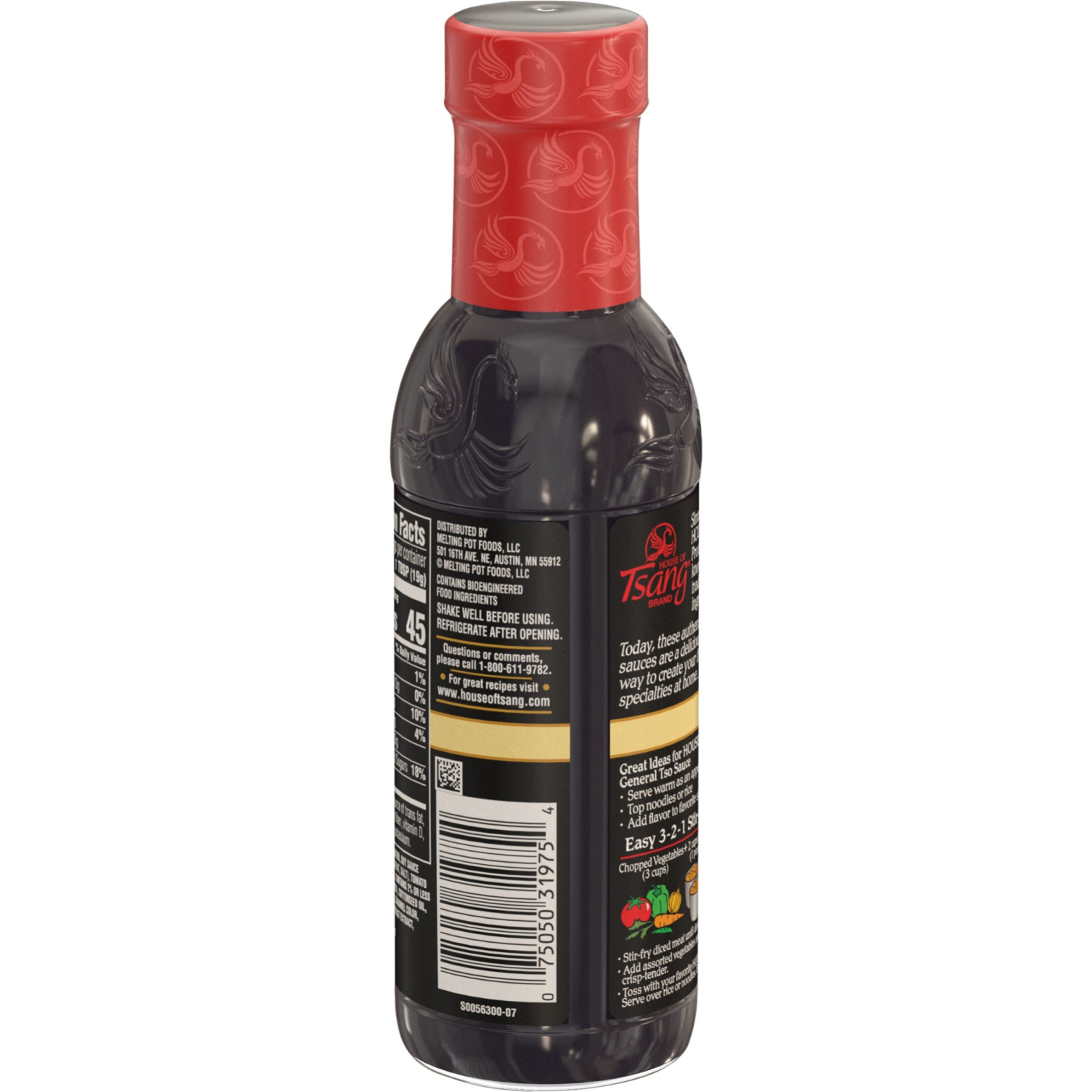 slide 2 of 5, House of Tsang General Tso Stir-Fry Sauce 12.6 oz. Bottle, 12.6 oz