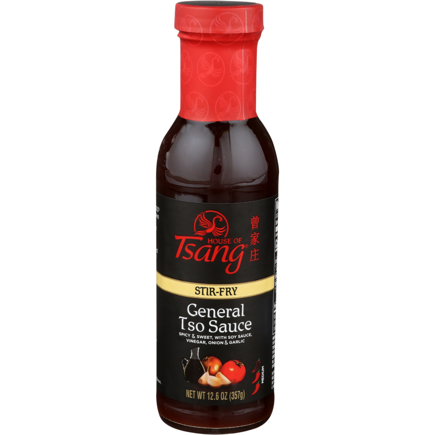 slide 1 of 5, House of Tsang General Tso Stir-Fry Sauce 12.6 oz. Bottle, 12.6 oz
