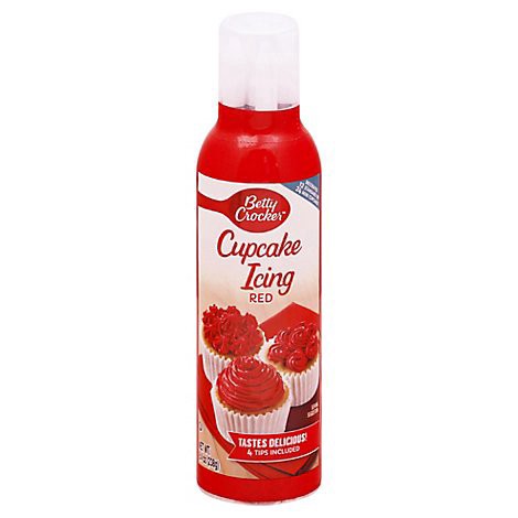 slide 1 of 1, Betty Crocker Decorating Icing Cupcake Rose Red - 8.4 Oz, 8.4 oz