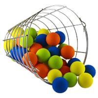 slide 4 of 17, PrideSports Bucket of Foam Practice Balls, 42 ct