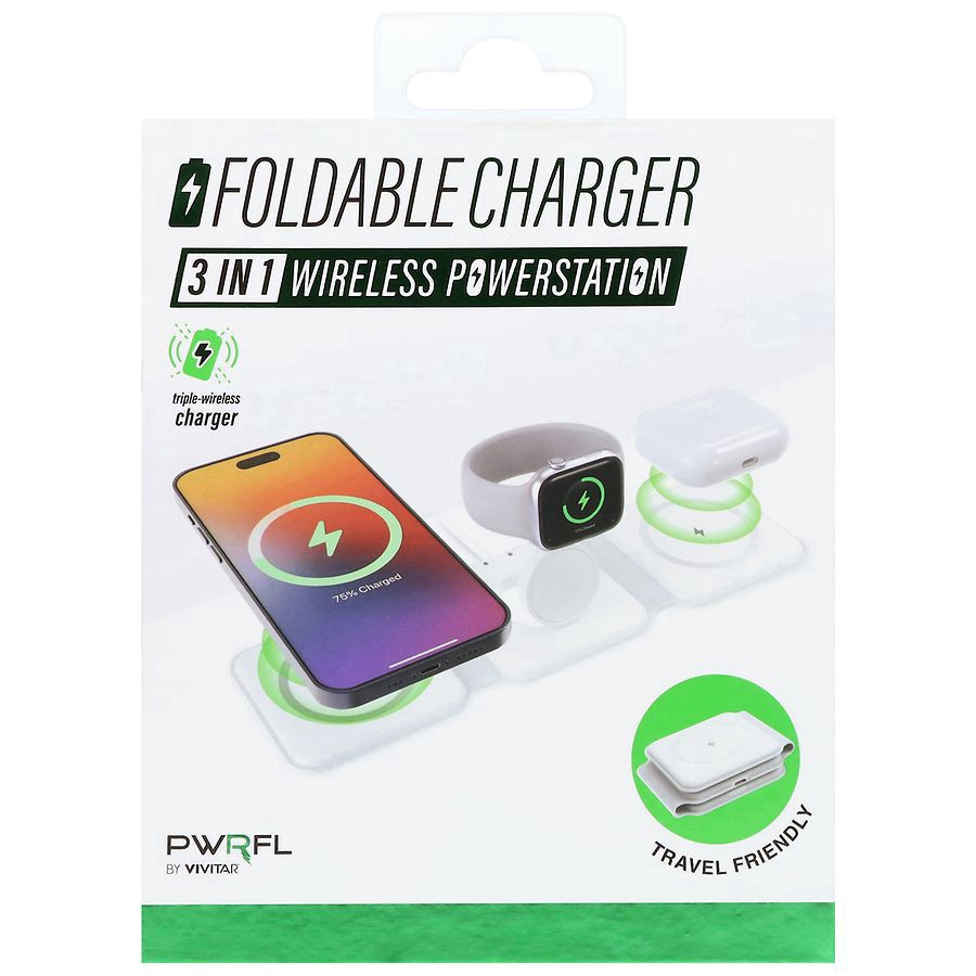 slide 1 of 2, Vivitar 3 in 1 Wireless Powerstation 1 ea, 1 ct