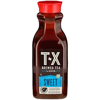 slide 1 of 1, H-E-B Select Ingredients Sweet Texas Brewed Tea, 52 oz