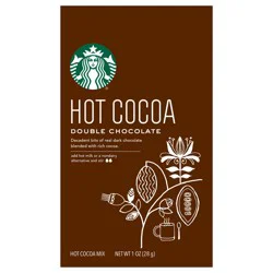 Starbucks Double Chocolate Hot Cocoa 1 oz