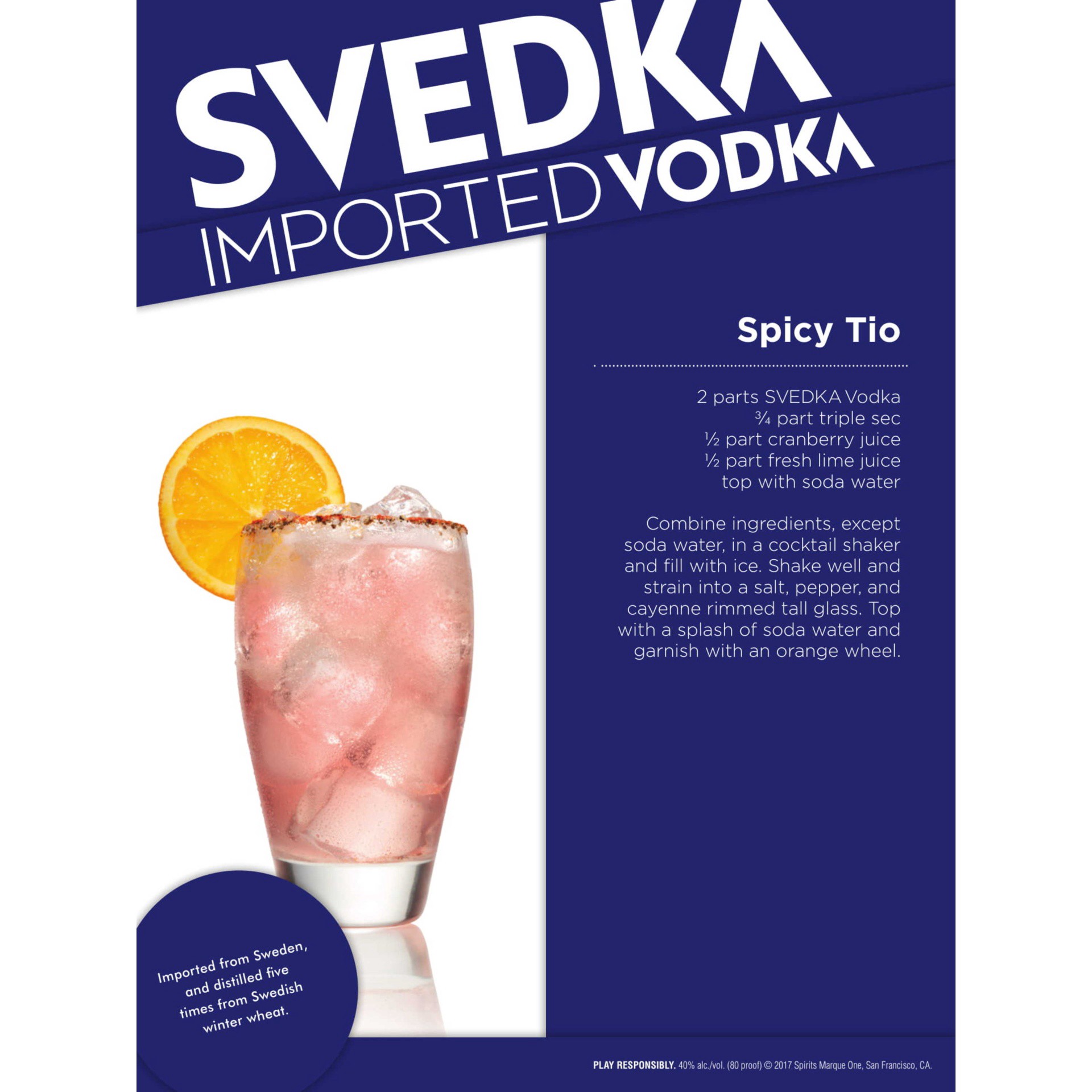slide 3 of 7, SVEDKA Imported Swedish Vodka , 50 ml