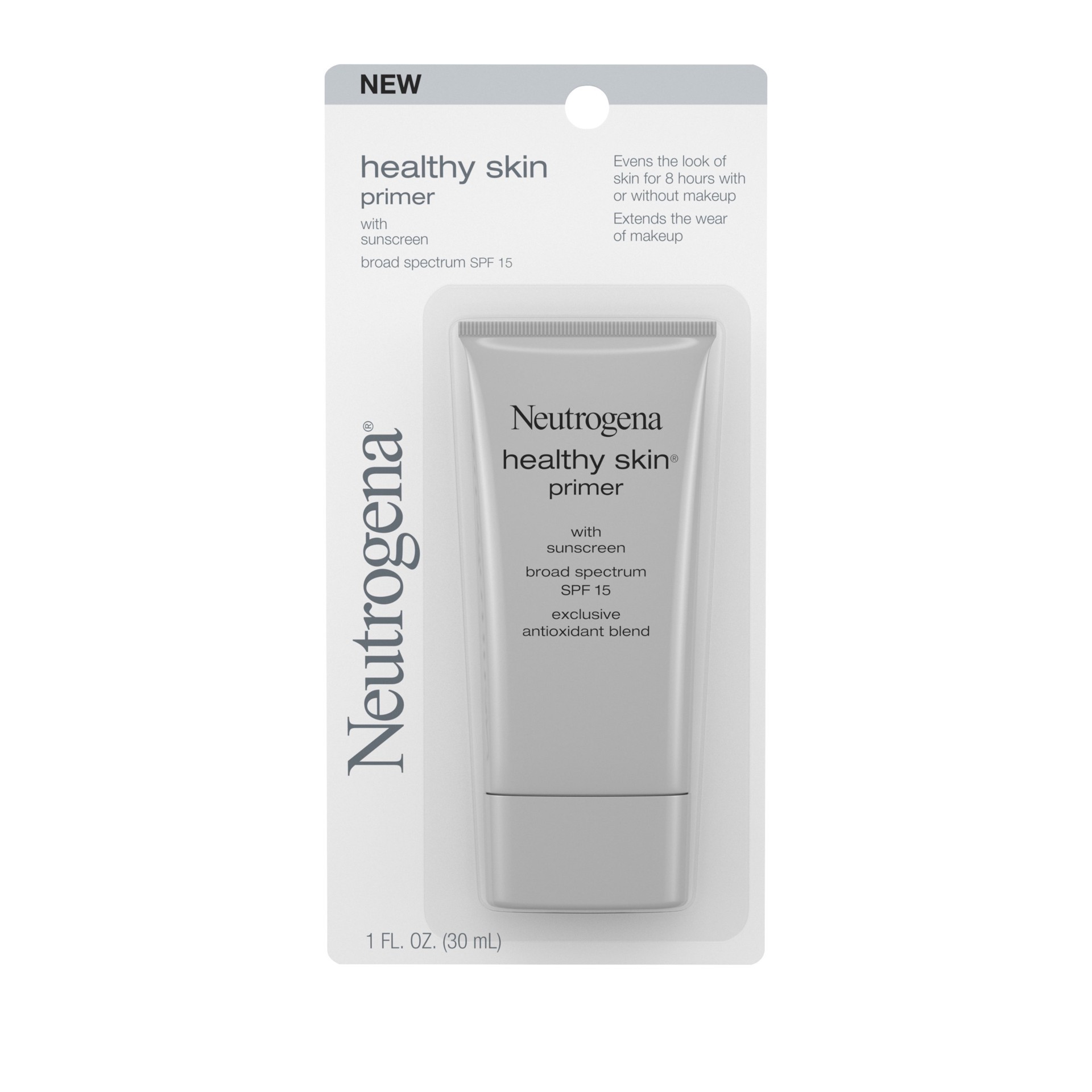 slide 2 of 5, Neutrogena Healthy Skin Primer Broad Spectrum SPF 15, 1 Fl. Oz, 1 fl oz