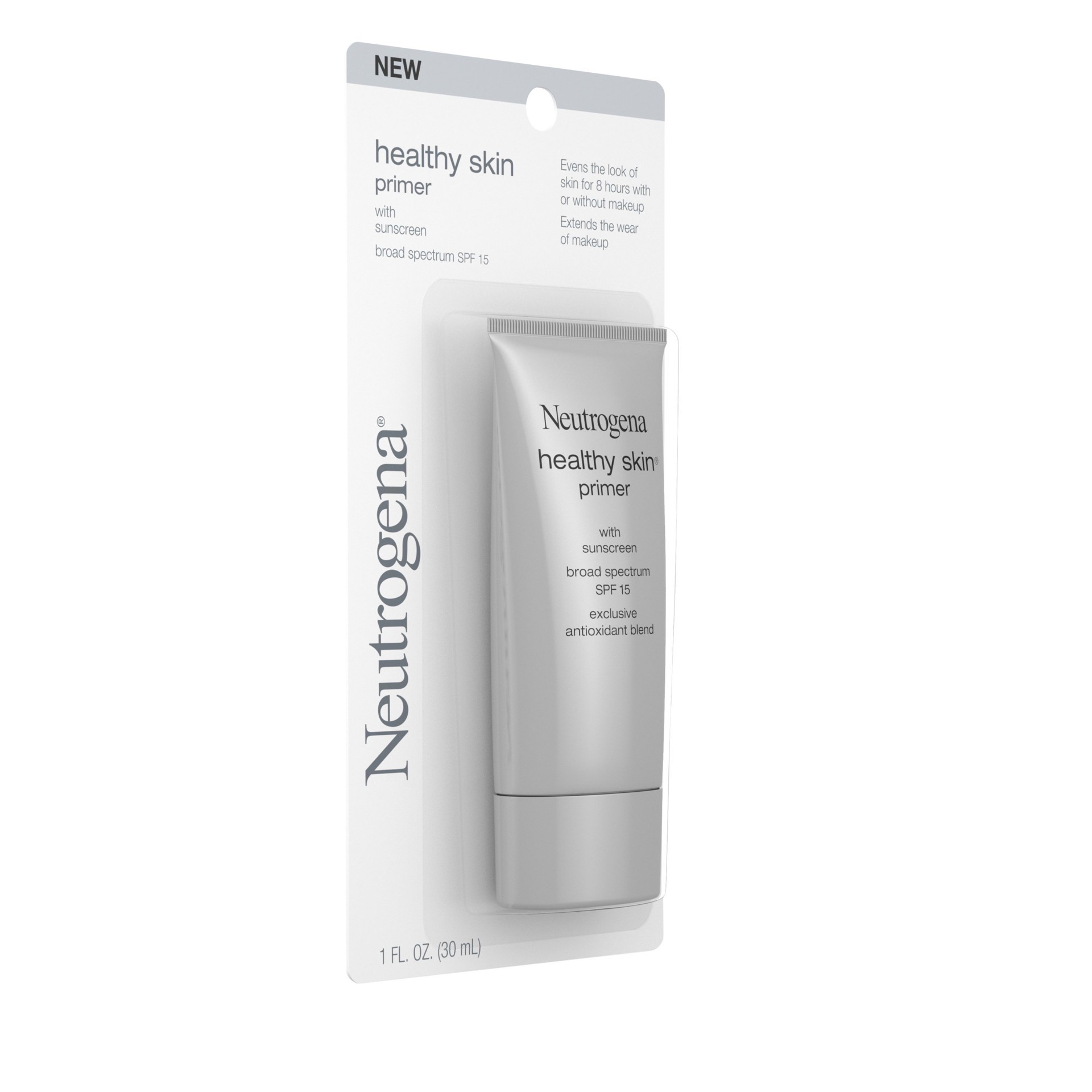 slide 4 of 5, Neutrogena Healthy Skin Primer Broad Spectrum SPF 15, 1 Fl. Oz, 1 fl oz