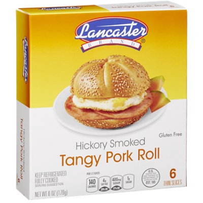 slide 1 of 1, Lancaster Pork Roll Thin Tangy - 6 Oz, 6 oz