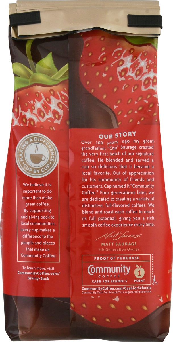 slide 10 of 10, Community Coffee Ground Strawberries & Chocolate Coffee - 11 oz, 11 oz