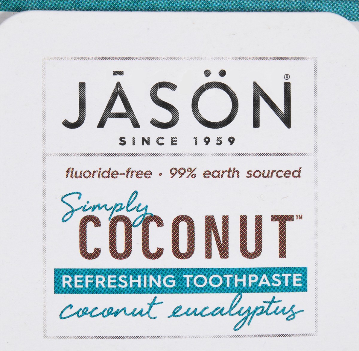 slide 10 of 10, JASON Simply Coconut Coconut Eucalyptus Refreshing Toothpaste 4.2 oz. Box, 4.2 oz