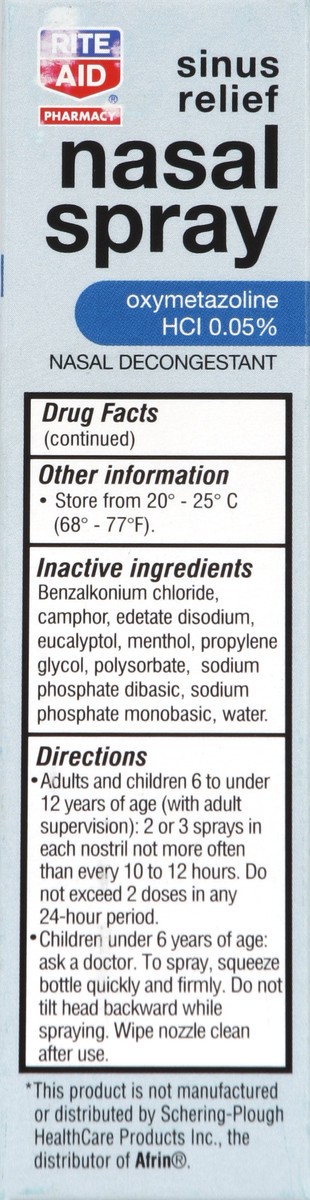 slide 3 of 5, Rite Aid Ra Nasal Sp Sinus, 1 oz