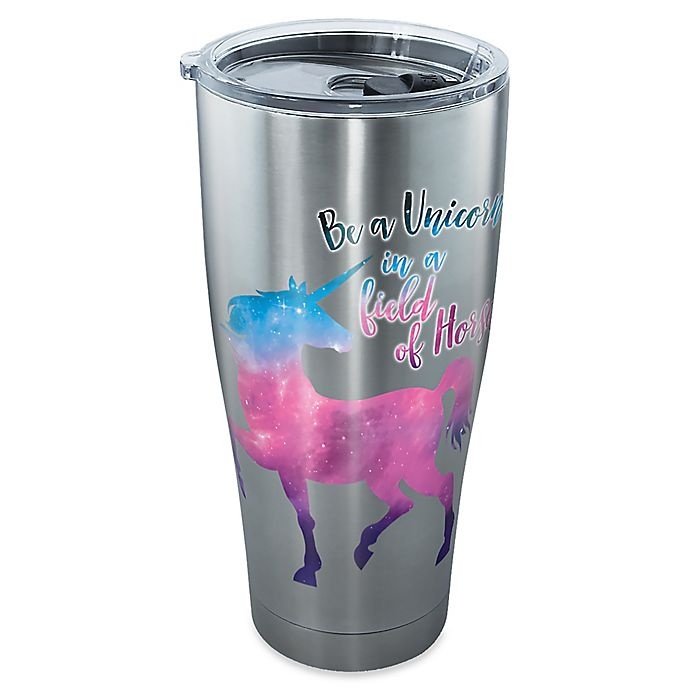 slide 1 of 1, Tervis Unicorn Stainless Steel Tumbler with Lid, 30 oz