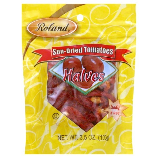 slide 1 of 1, Roland Tomatoes, Sun-Dried, Halves, 3.5 oz