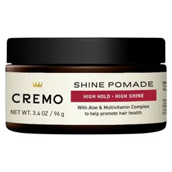 Cremo Hairstyling, Shine Pomade, 3.4oz