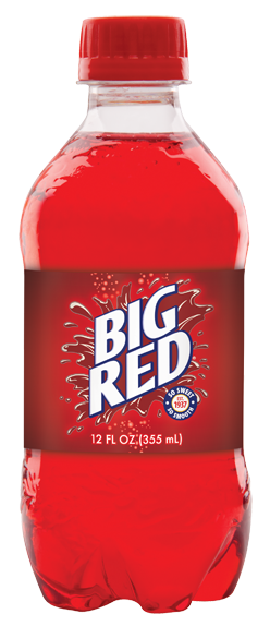 slide 1 of 1, Big Red soda bottle, 12 fl oz