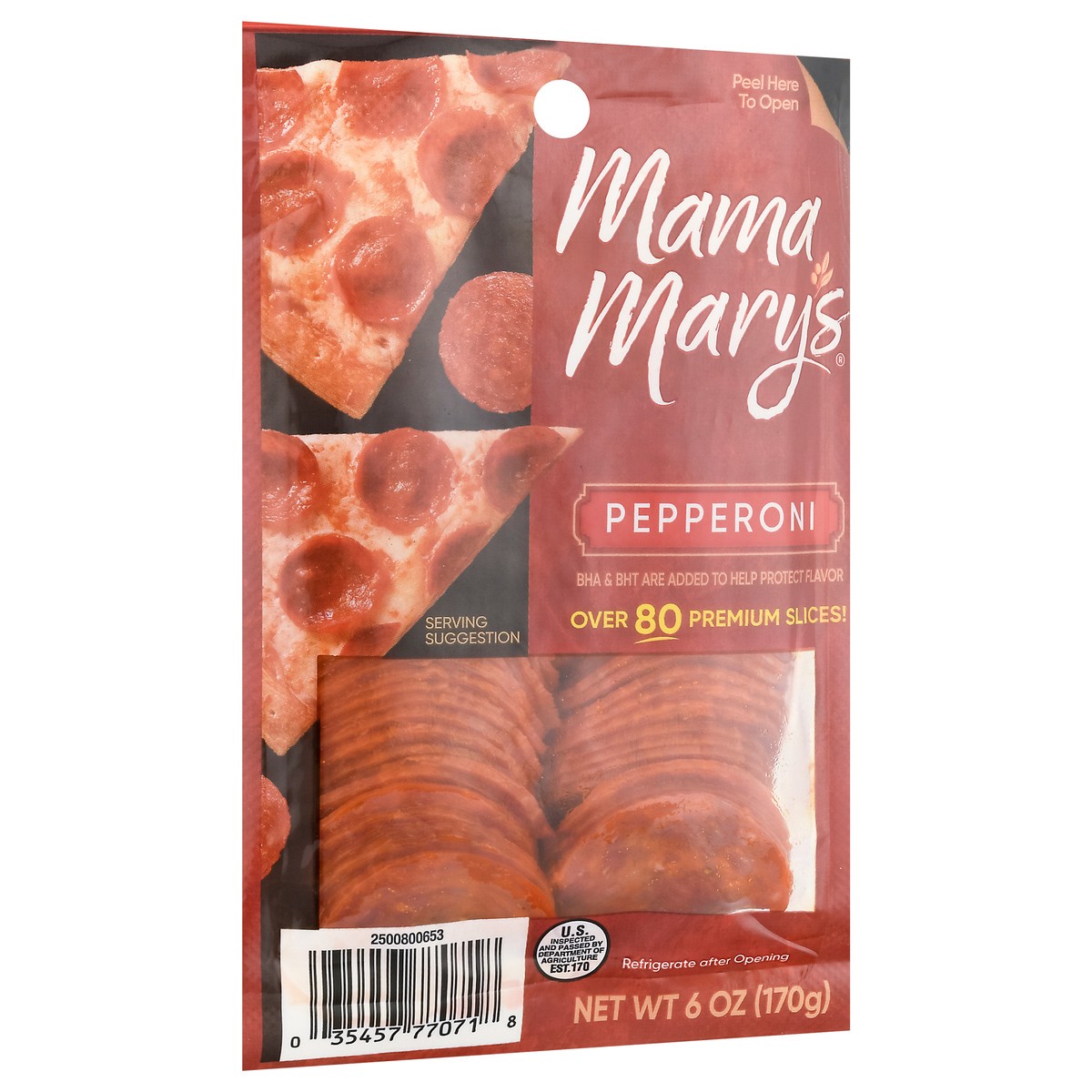 slide 7 of 9, Mama Mary's Pepperoni, 6 oz, 6 oz