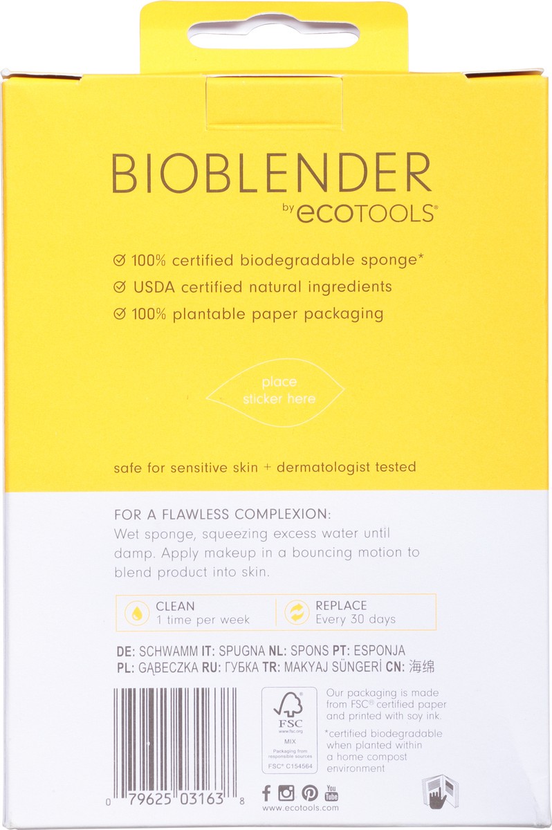slide 11 of 12, Bioblender Makeup Sponge Duo 2 ea, 1 ct