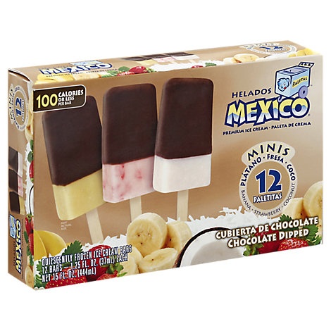 slide 1 of 1, Helados Mexico Ice Cream Bar, 18 oz