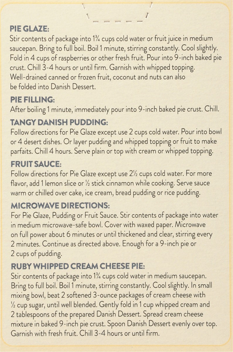 slide 6 of 14, Junket Raspberry Danish Dessert Mix 4.75 oz, 4.75 oz