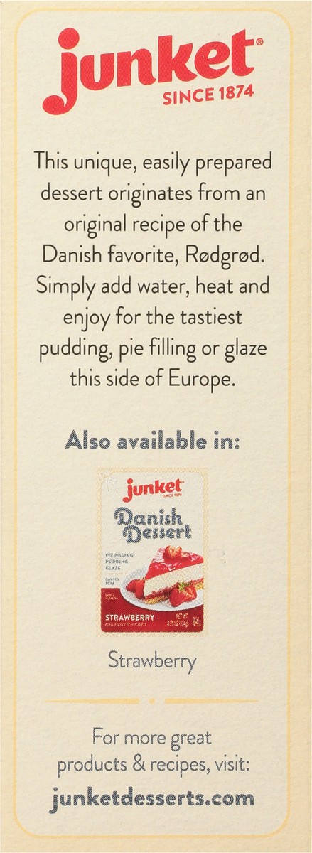 slide 9 of 14, Junket Raspberry Danish Dessert Mix 4.75 oz, 4.75 oz