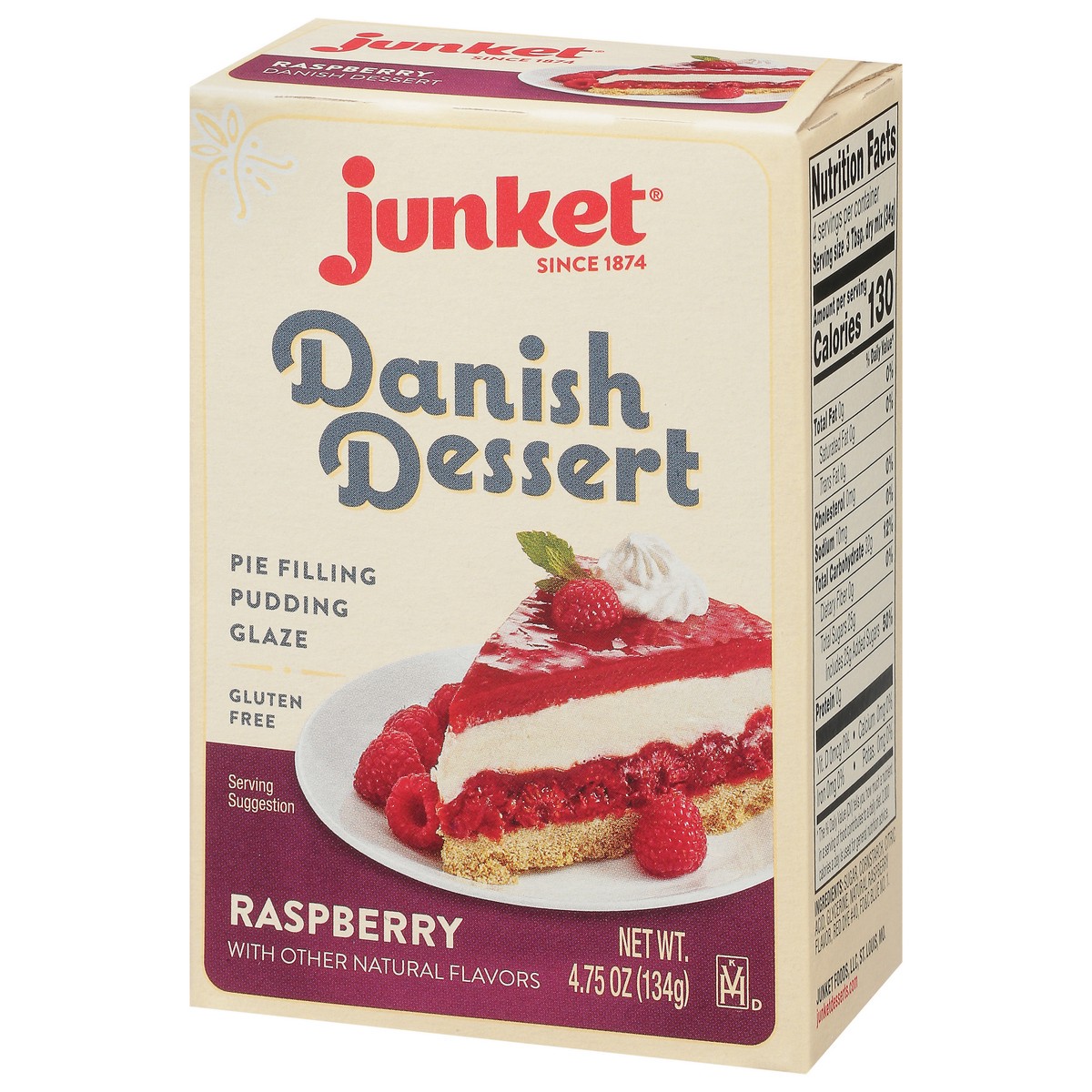 slide 4 of 14, Junket Raspberry Danish Dessert Mix 4.75 oz, 4.75 oz