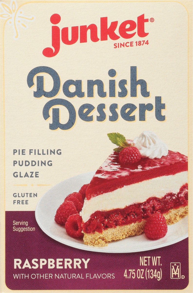 slide 13 of 14, Junket Raspberry Danish Dessert Mix 4.75 oz, 4.75 oz