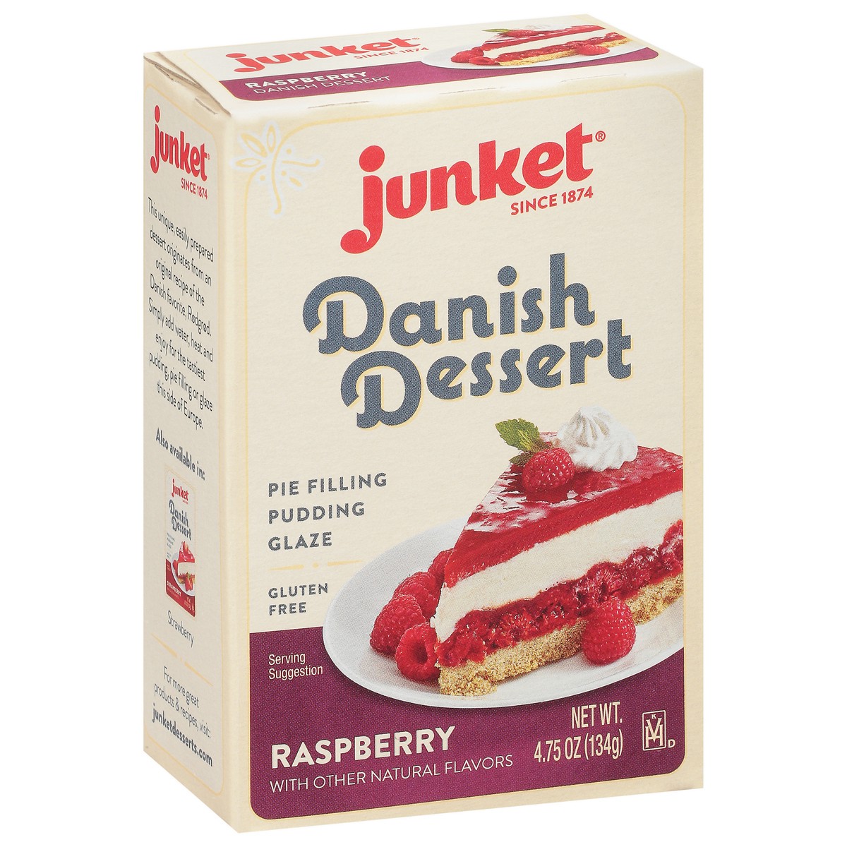 slide 14 of 14, Junket Raspberry Danish Dessert Mix 4.75 oz, 4.75 oz