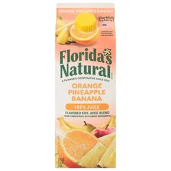 Florida''s Natural Orange Pineapple Banana 100% Juice 52 fl oz