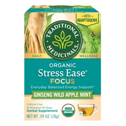 Traditional Medicinals Organic Stress Ease Focus