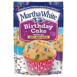 Martha White Birthday Cake Muffin Mix, 7.4 oz Bag