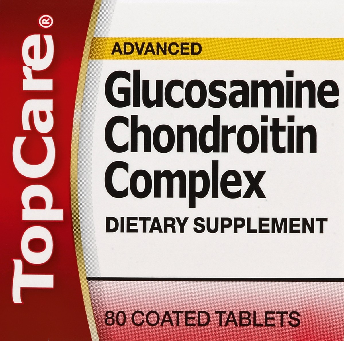 slide 2 of 6, TopCare Glucosamine Chondroitin Sup, 80 ct