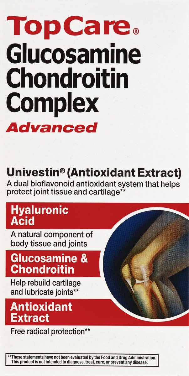 slide 3 of 6, TopCare Glucosamine Chondroitin Sup, 80 ct