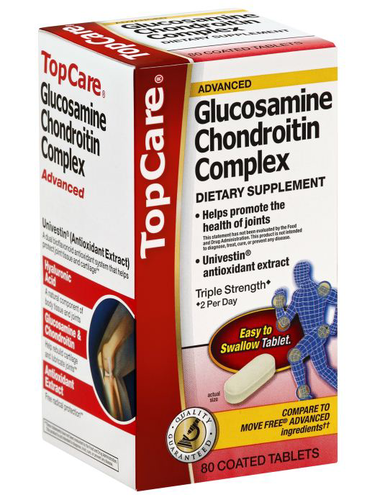 slide 1 of 6, TopCare Glucosamine Chondroitin Sup, 80 ct