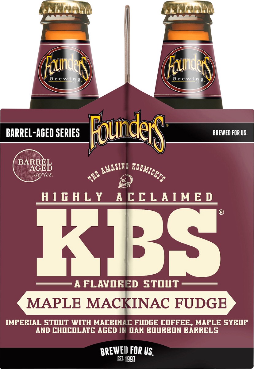 slide 2 of 6, Founders Brewing Co. 6 Pack Barrel-Aged Series Maple Mackinac Fudge Beer 1 ea, 12 oz