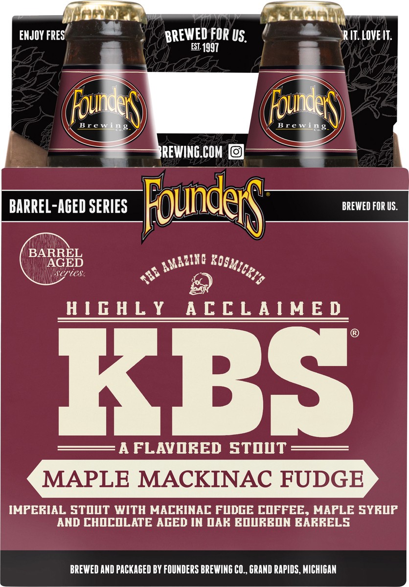 slide 1 of 6, Founders Brewing Co. 6 Pack Barrel-Aged Series Maple Mackinac Fudge Beer 1 ea, 12 oz