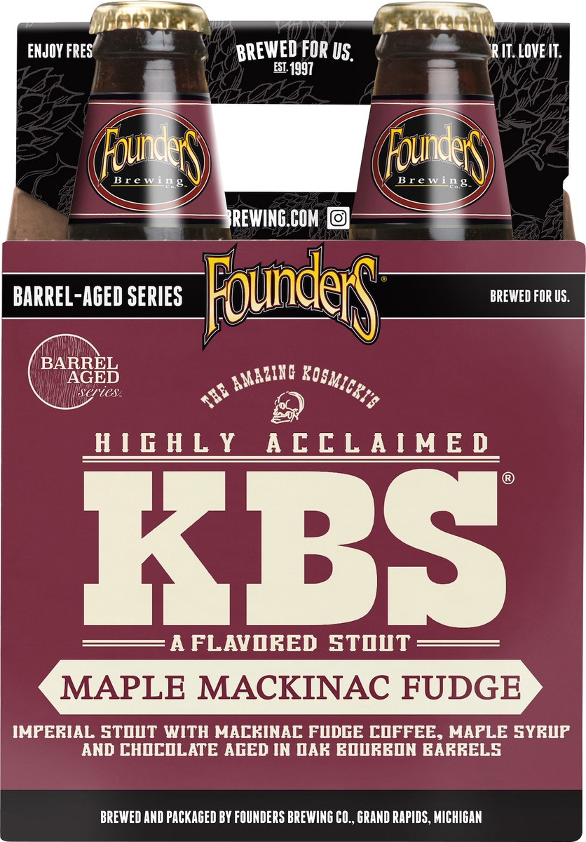 slide 5 of 6, Founders Brewing Co. 6 Pack Barrel-Aged Series Maple Mackinac Fudge Beer 1 ea, 12 oz