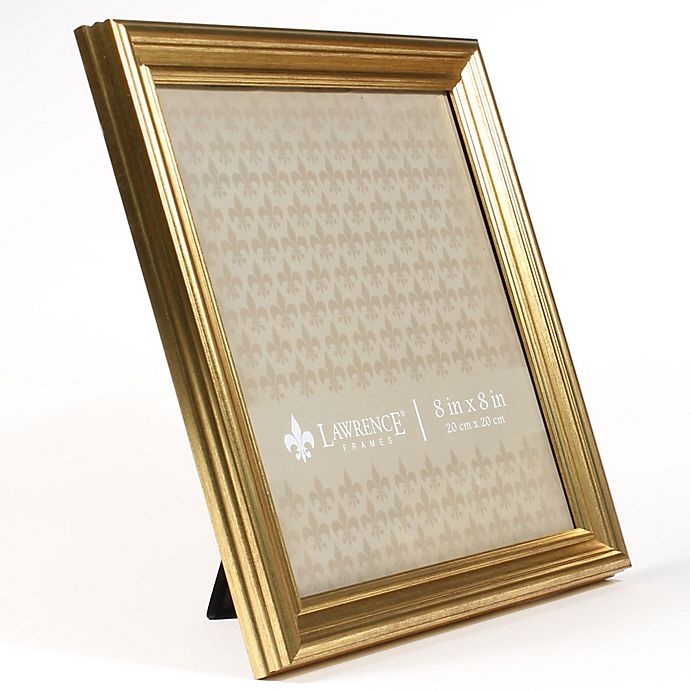 slide 2 of 3, Lawrence Frames Burnished Picture Frame - Gold, 8 in x 8 in