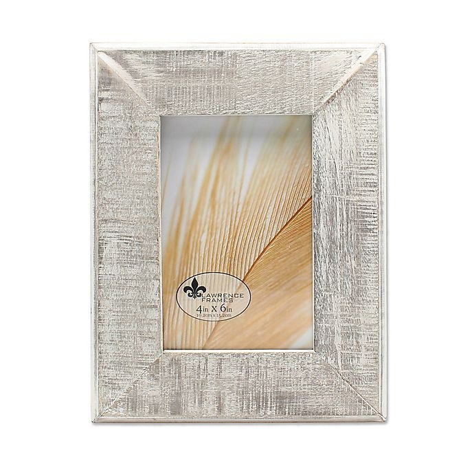 slide 1 of 1, Lawrence Frames Weathered Woods Picture Frame - Grey, 4 in x 6 in