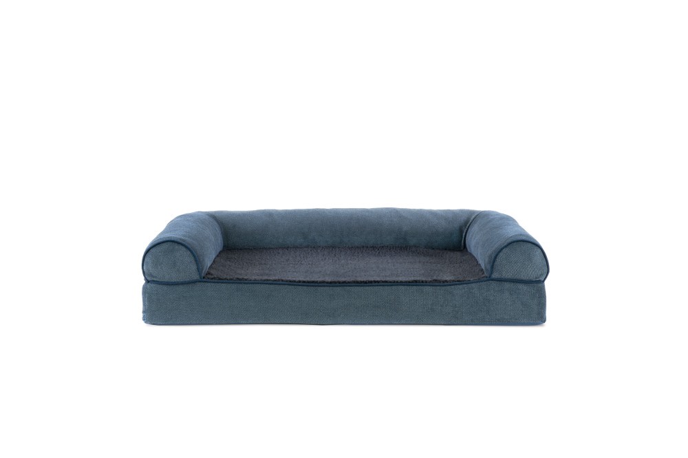 slide 1 of 2, FurHaven Sherpa-Chenille Sofa Bed-Md, 1 ct