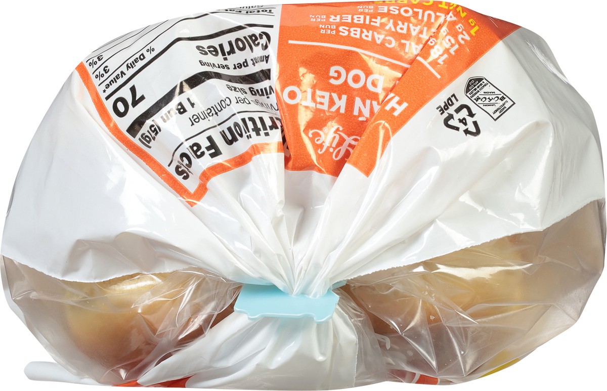 slide 2 of 9, Healthy Life Hawaiian Keto Hot Dog Buns 4 ea, 4 ct