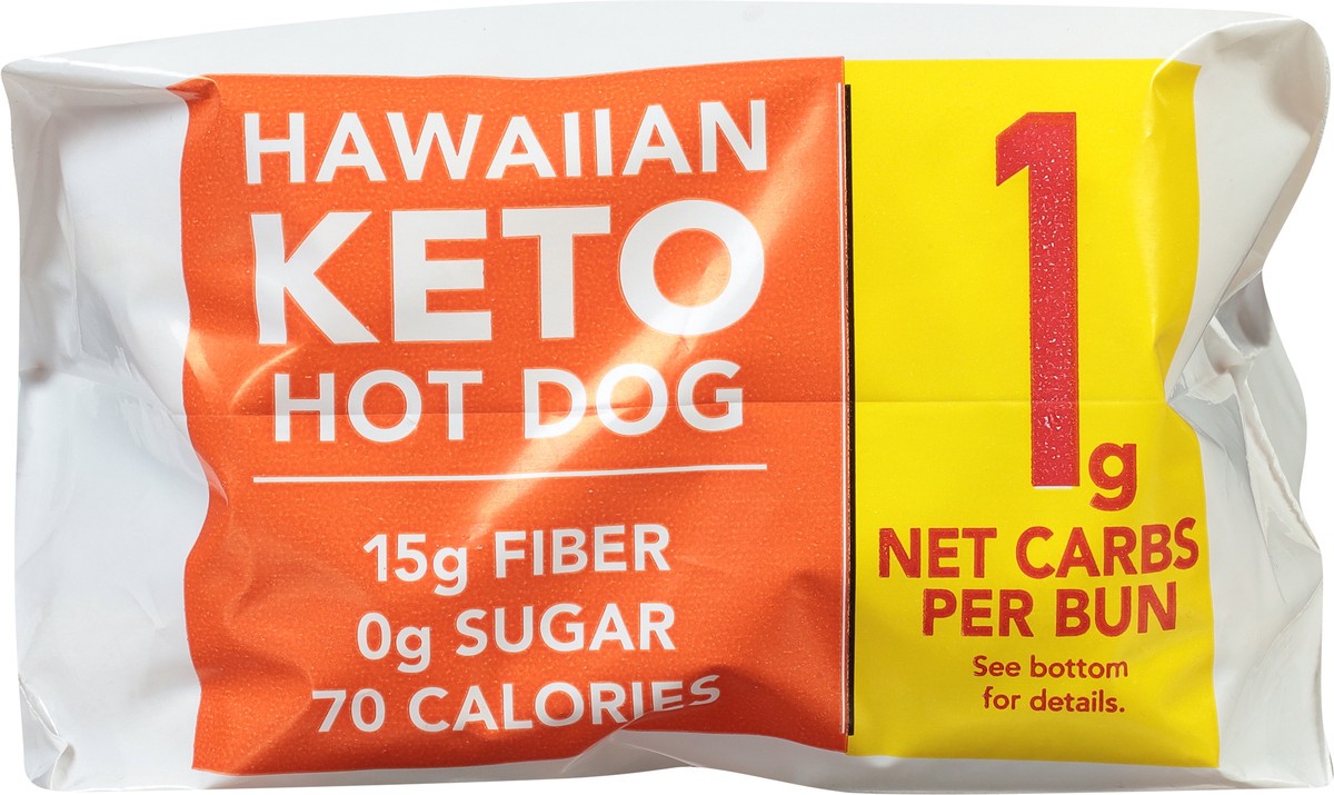 slide 3 of 9, Healthy Life Hawaiian Keto Hot Dog Buns 4 ea, 4 ct