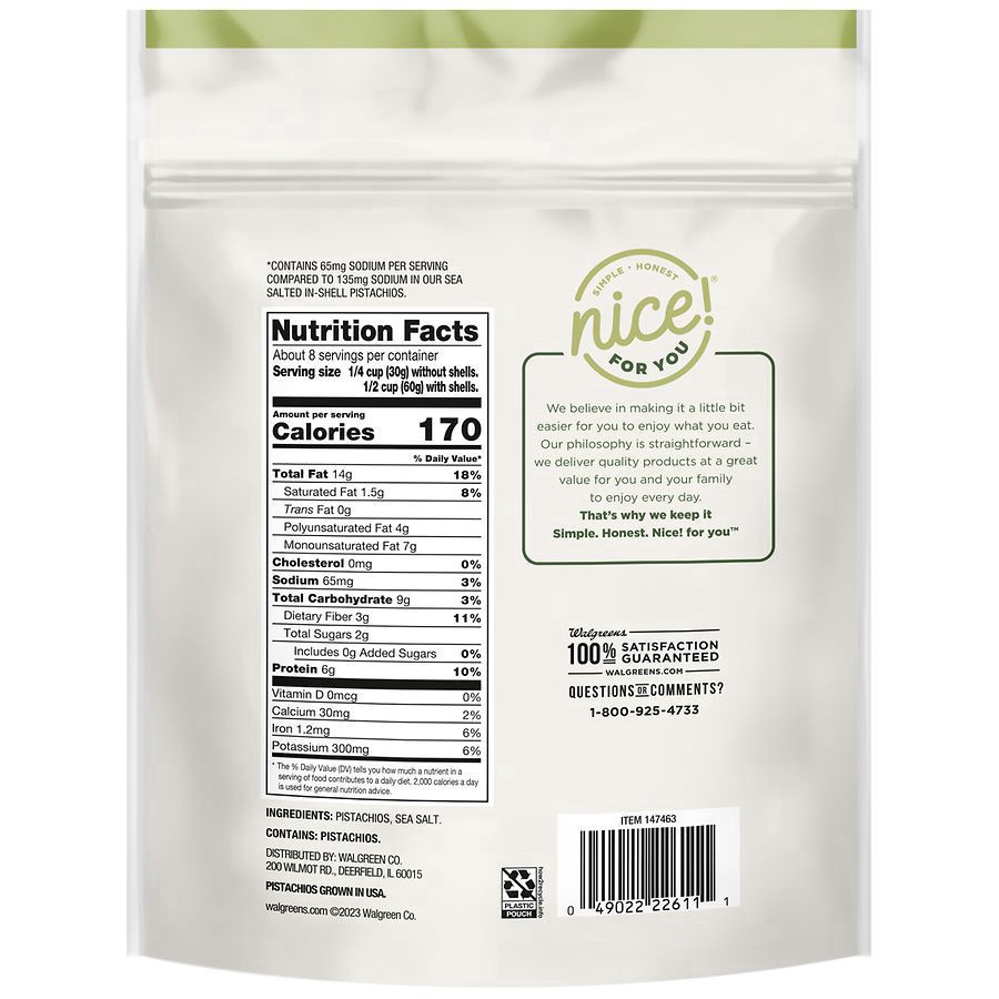 slide 4 of 5, Nice! Roasted In-Shell Pistachios Lightly Salted, 16 oz