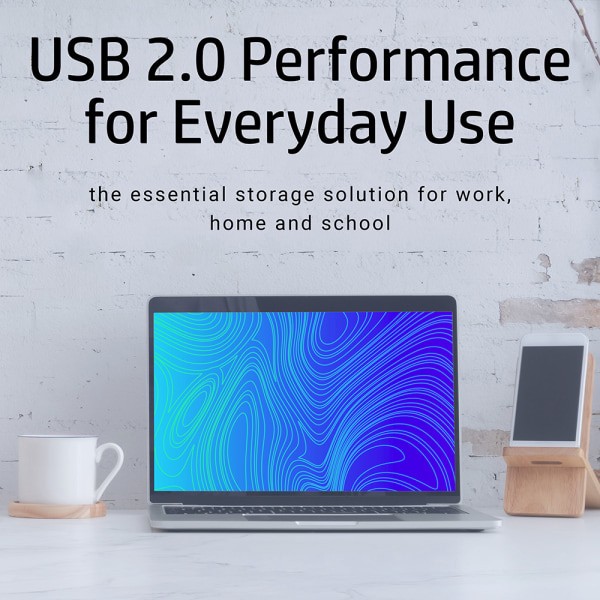 slide 3 of 8, HP V150W Usb 2.0 Flash Drive, 16Gb, Blue, P-Fd16GHPv150W-Ge, 1 ct